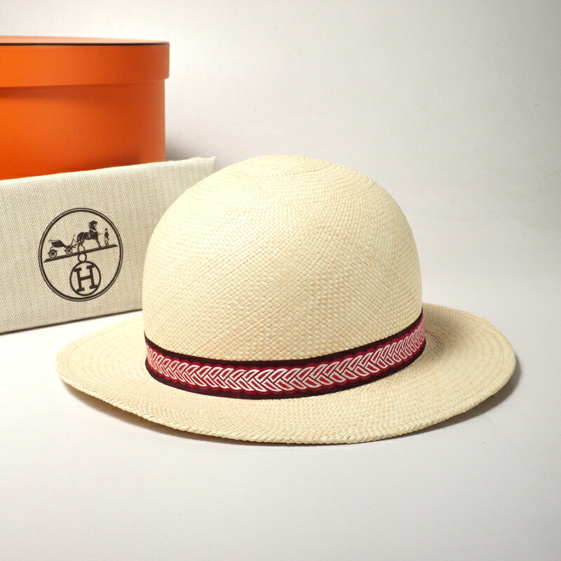 豊富なギフト 楽天市場】□美品□2022年製□HERMES エルメス グレタ Greta 帽子