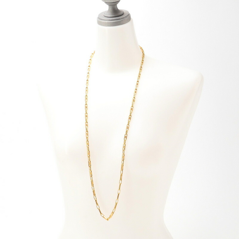 セリーヌ　チェーンベルト　ロングネックレス　90cm セリーヌチェーンベルトロングネックレス90cm