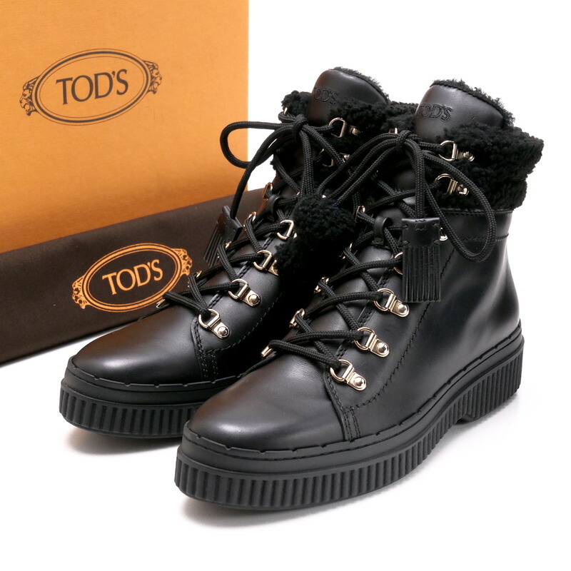 楽天市場】TOD'S トッズ ブーツ サイズ36 アンクルブーツ ショート