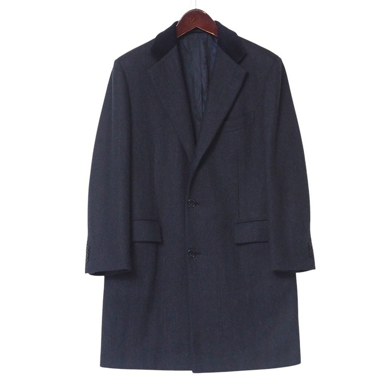 Kiton  キートン 40 カシミヤ100%  ダブルチェスターコート wine-king_2887700000029943