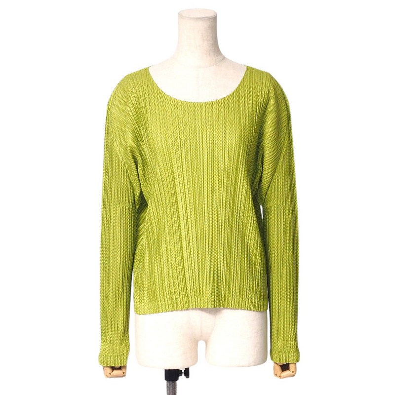 ■美品■PLEATS PLEASE ISSEY MIYAKE プリーツプリーズ イッセイミヤケ カットソー サイズ3 プリーツ トップス 長袖 ブランド古着【中古】20250317/RA3734|トレード店