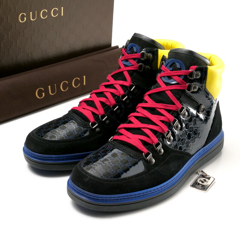 サイズ限定【GUCCI】グッチ GG ジャカード ハイカットスニーカー 楽天市場】GUCCI グッチ 426186 ハイカットスニーカー シューズ