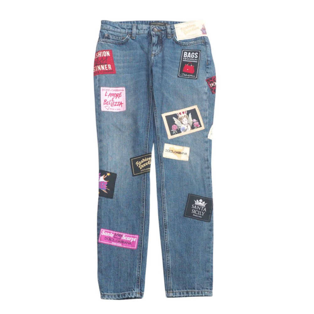 D&G ドルガバ ドルチェアンドガッバーナ　ダメージ加工 ジーンズ　y2k 楽天市場】DOLCE&GABBANA ドルチェ&ガッバーナ パンツ USED