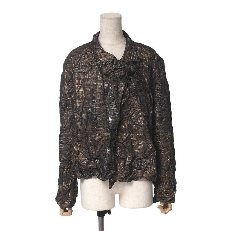 ■美品■ISSEY MIYAKE イッセイミヤケ 長袖シャツ サイズ3 シワ加工 シャツジャケット ブランド古着【中古】20250401/RA3971 23,940円