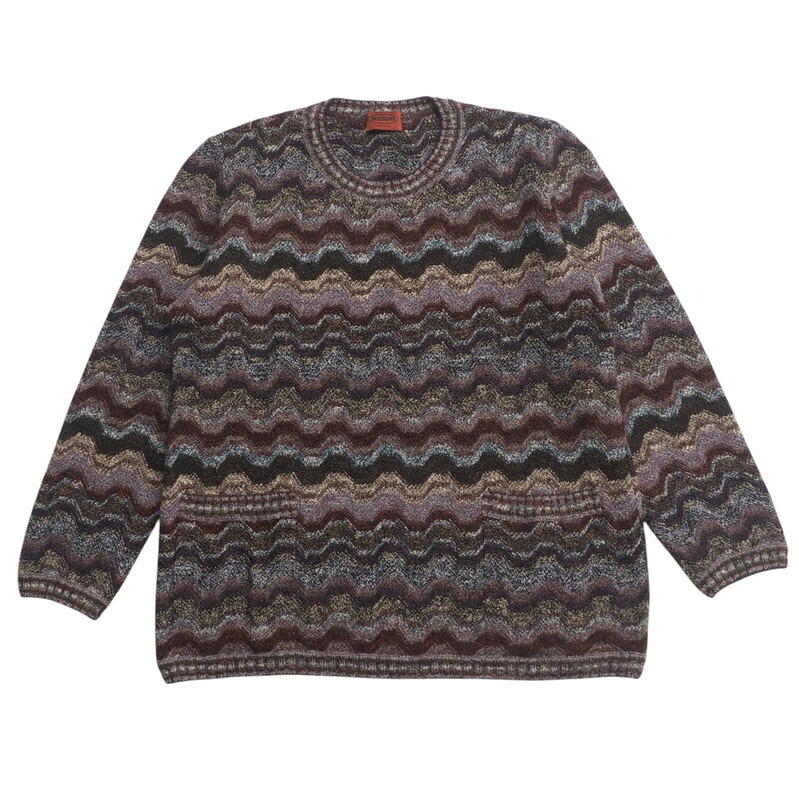 MISSONIミッソーニ　イタリア製デザインニット　ヴィンテージ　メンズL相当 楽天市場】古着 MISSONI SPORT ミッソーニスポーツ イタリア製