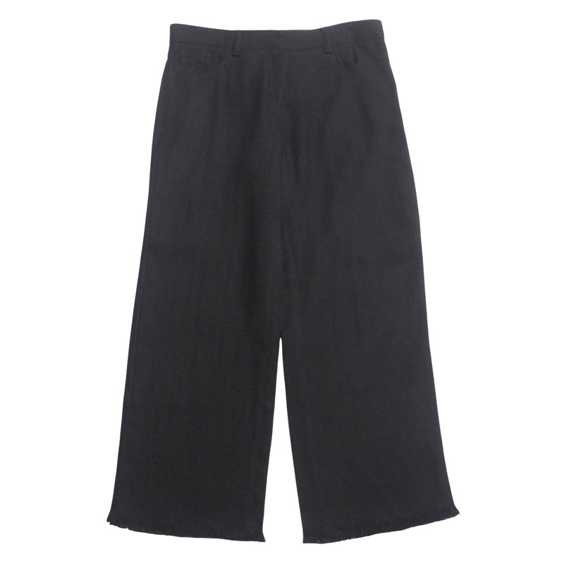 S Max Mara エス マックスマーラ パンツ サイズ42 ワイドパンツ 裾フリンジ ブランド古着【中古】20250404/RA4070｜トレード店