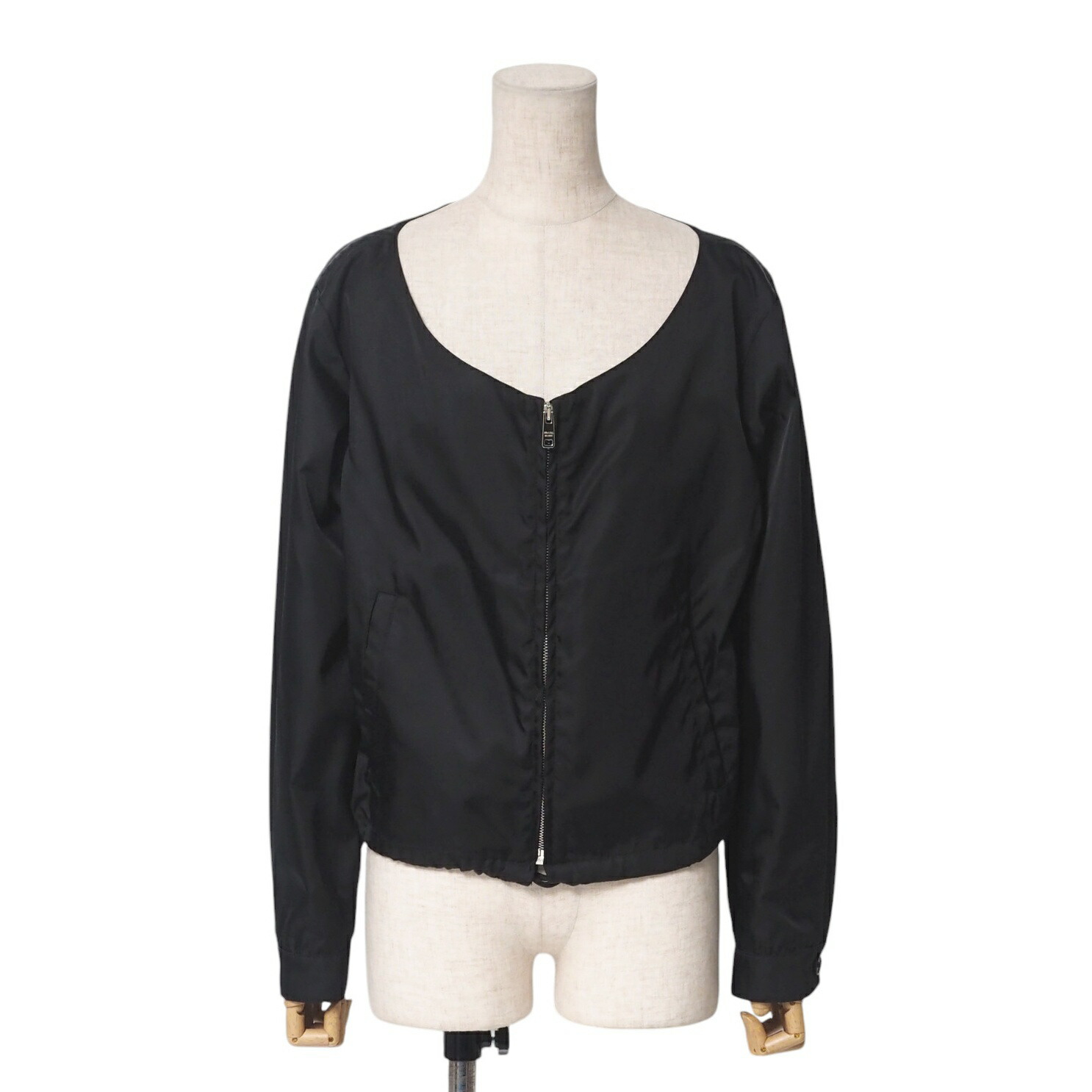 ■美品■PRADA プラダ ジャケット サイズ36 ジップアップ ブルゾン イタリア製 ブランド古着【中古】20250404/RA3915