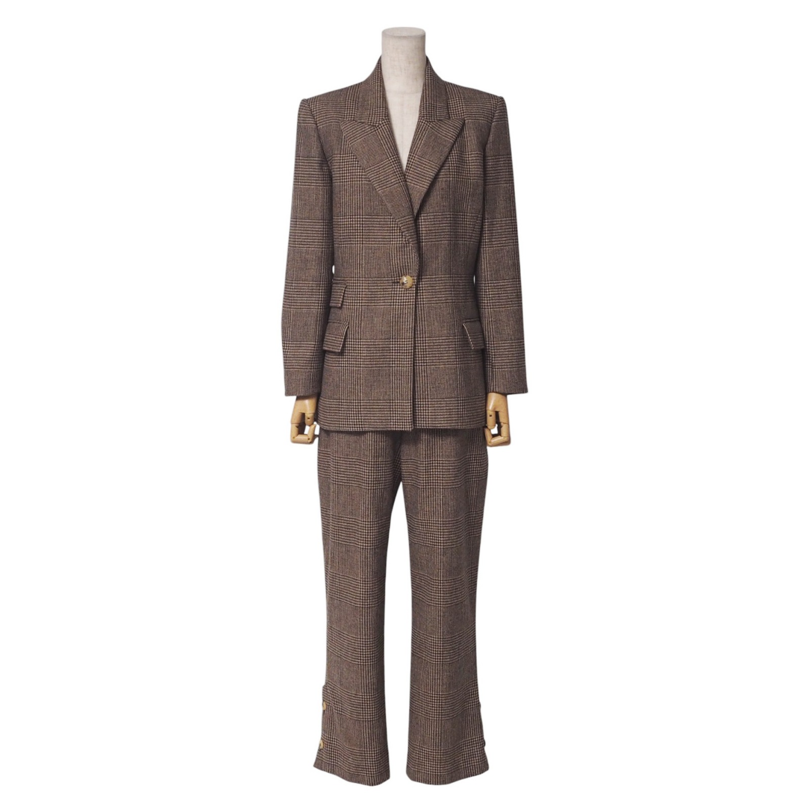 Celine テーラードジャケットスラックス　セットアップ　上下セット　セリーヌ CELINE（セリーヌ）テーラードジャケット 黒 サイズ:50(XL位