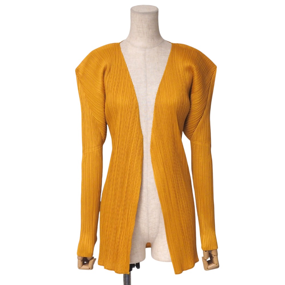 楽天市場】プリーツプリーズ イッセイミヤケ プリーツ カーディガン 紫