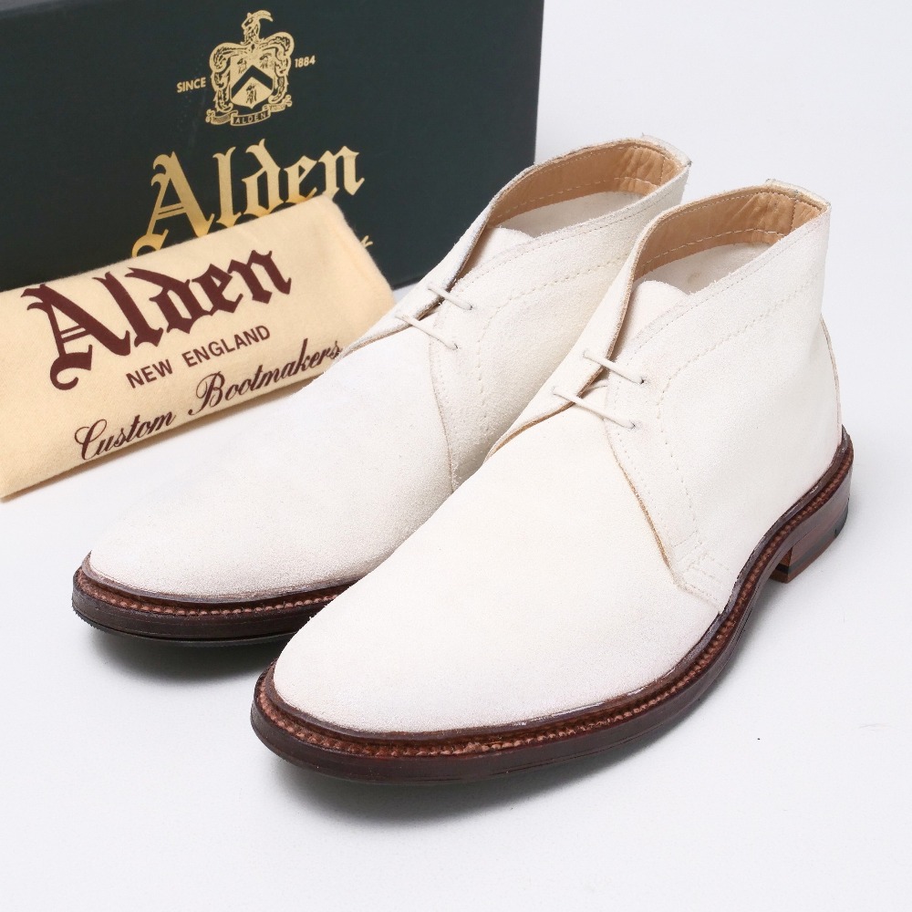ALDENオールデン スエード チャッカブーツ オールデン チャッカブーツ キッドスエード ブラック （ALDEN