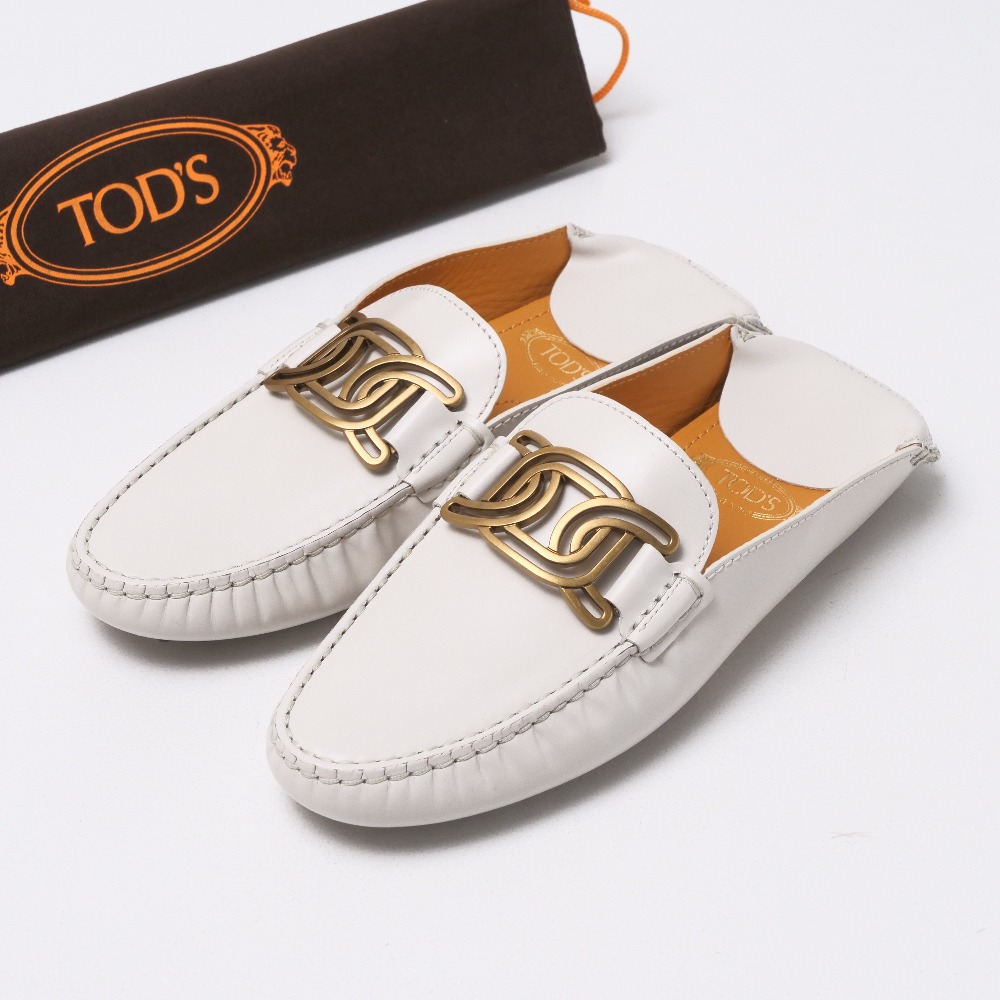 ■未使用品■2023年製■TOD’S トッズ スリッポン サイズ36 ケイト チェーンモチーフ ゴンミーニ ドライビングシューズ イタリア製 20250429/RA4538