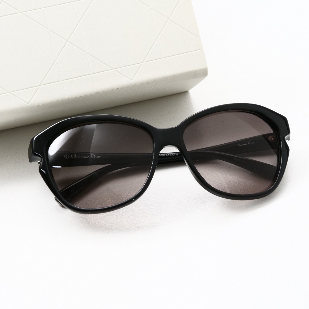 Diorディオール サングラス 大きめレンズ ブラック ネイビー ケースクロス付 楽天市場】Christian Dior サングラス GLOSSY1 584/LF