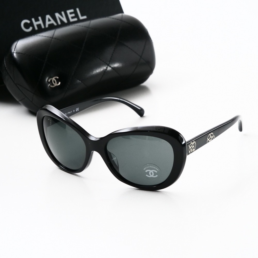 CHANEL シャネル サングラス カメリア ワンポイント 4085ケース付 楽天市場】CHANEL(シャネル) カメリア サングラス メガネ 4085