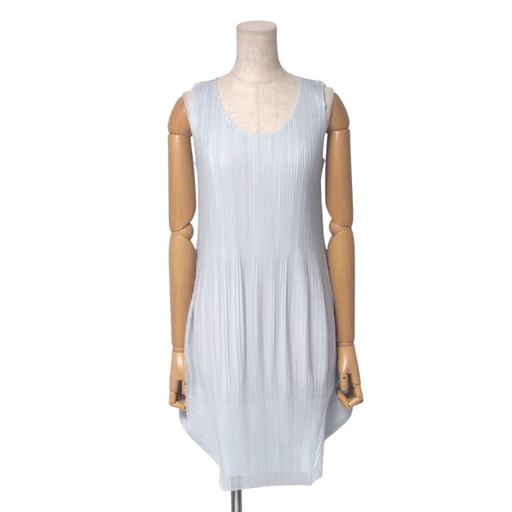 ■美品■PLEATS PLEASE ISSEY MIYAKE プリーツプリーズ イッセイミヤケ ワンピース サイズ4 メッシュ プリーツ ノースリーブ 変形【おすすめ】 ブランド古着【中古】20250519/RA4734