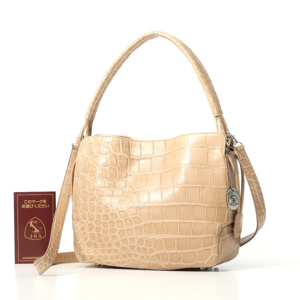 楽天市場】【WATA-ICHI】 ワタイチ クロコダイル ワンショルダーバッグ