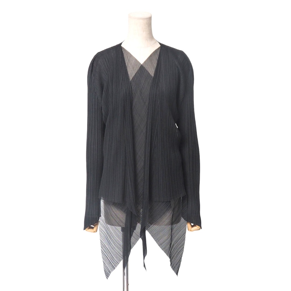 プリーズプリーズメッシュカーデガン PLEATS PLEASE プリーツプリーズ PP21-F0274 ISSEY MIYAKE