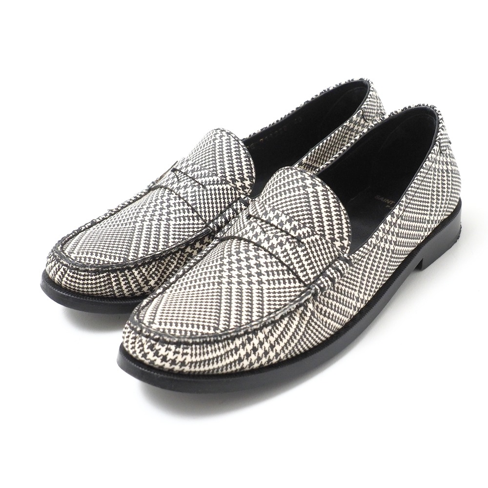 美品　YVES SAINT LAURENT キルトローファー　26.5 黒色 中古・古着通販】Yves Saint Laurent (イヴサンローラン) キルト