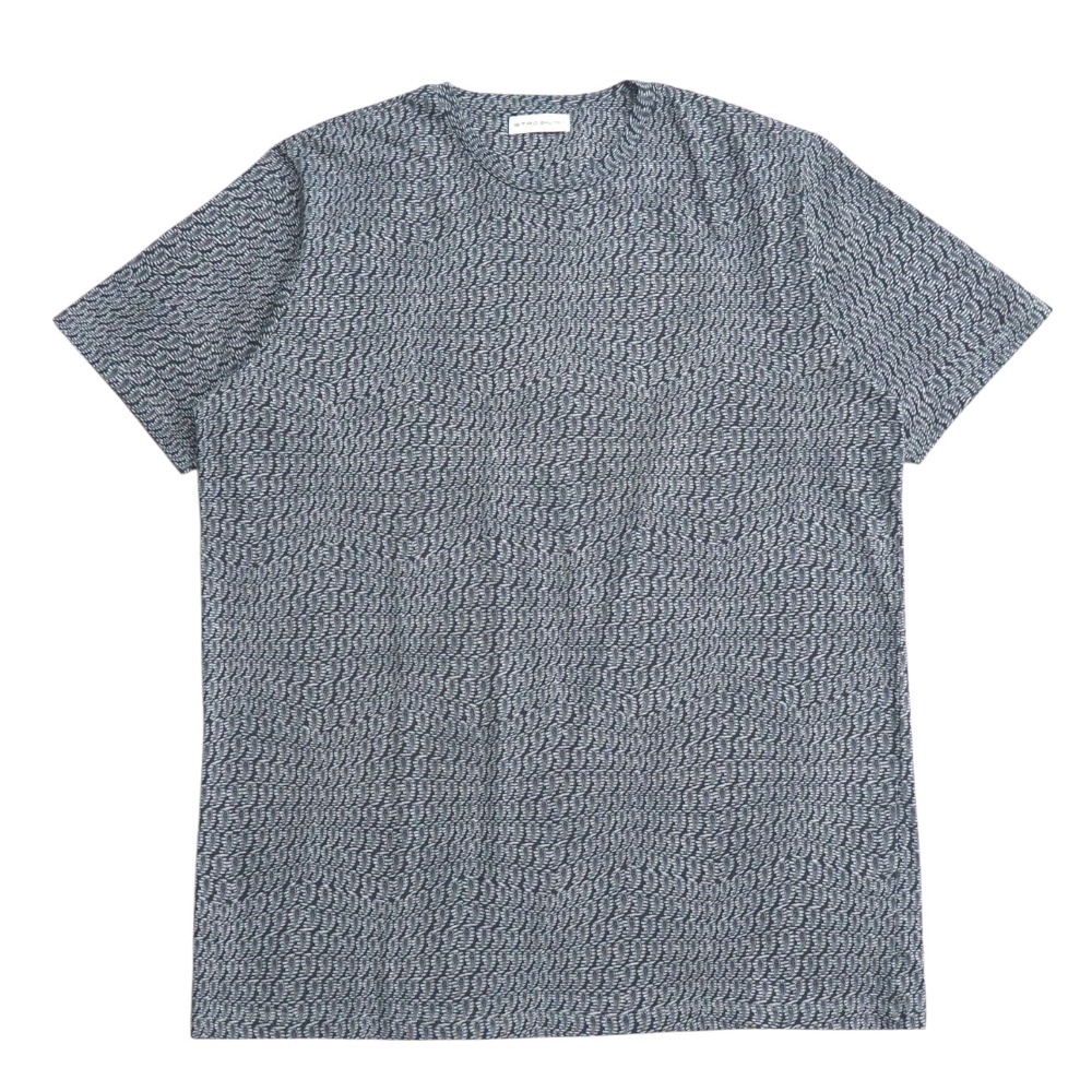 ■美品■ETRO エトロ 半袖Ｔシャツ 大きさ2XL ペイズリー 総柄 労働者の一団素っ首 綿織物 イタリア製 ブランド名古着【中古】20250710/RA5458