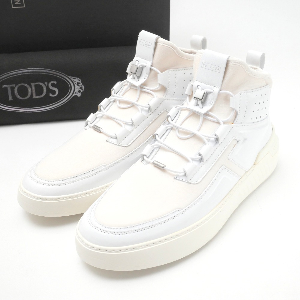 美品　NO ID. ノーアイディ サイドジップハイカットスニーカー 美品NO ID. ノーアイディ サイドジップハイカットスニーカー