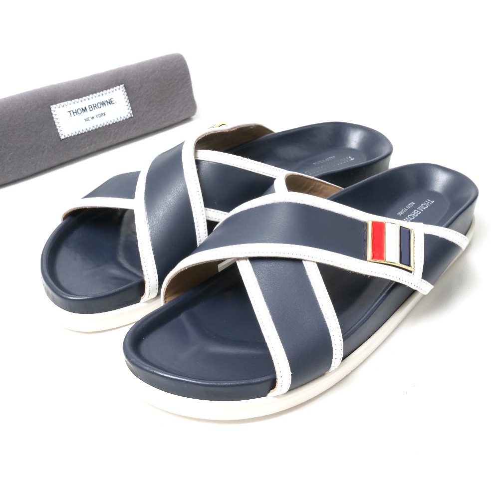 【着用1回】THOM BROWN グルカサンダル 8サイズ 着用1回】THOM BROWN グルカサンダル 8サイズ