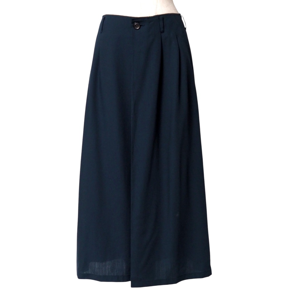 楽天市場】Y's ワイズ ウール キュロットスカート パンツ ラップ