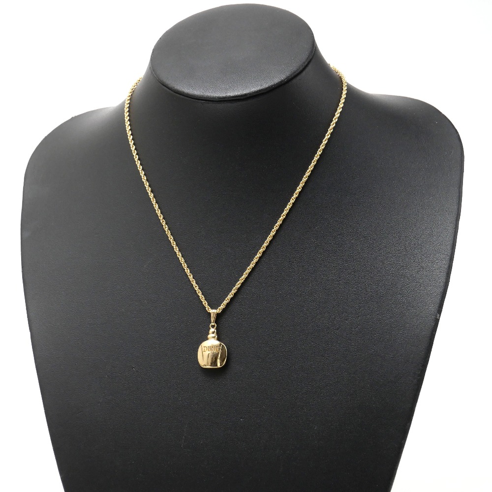美品 クリスチャンディオール ネックレス N6139】Christian Dior one stone logo necklace/クリスチャン