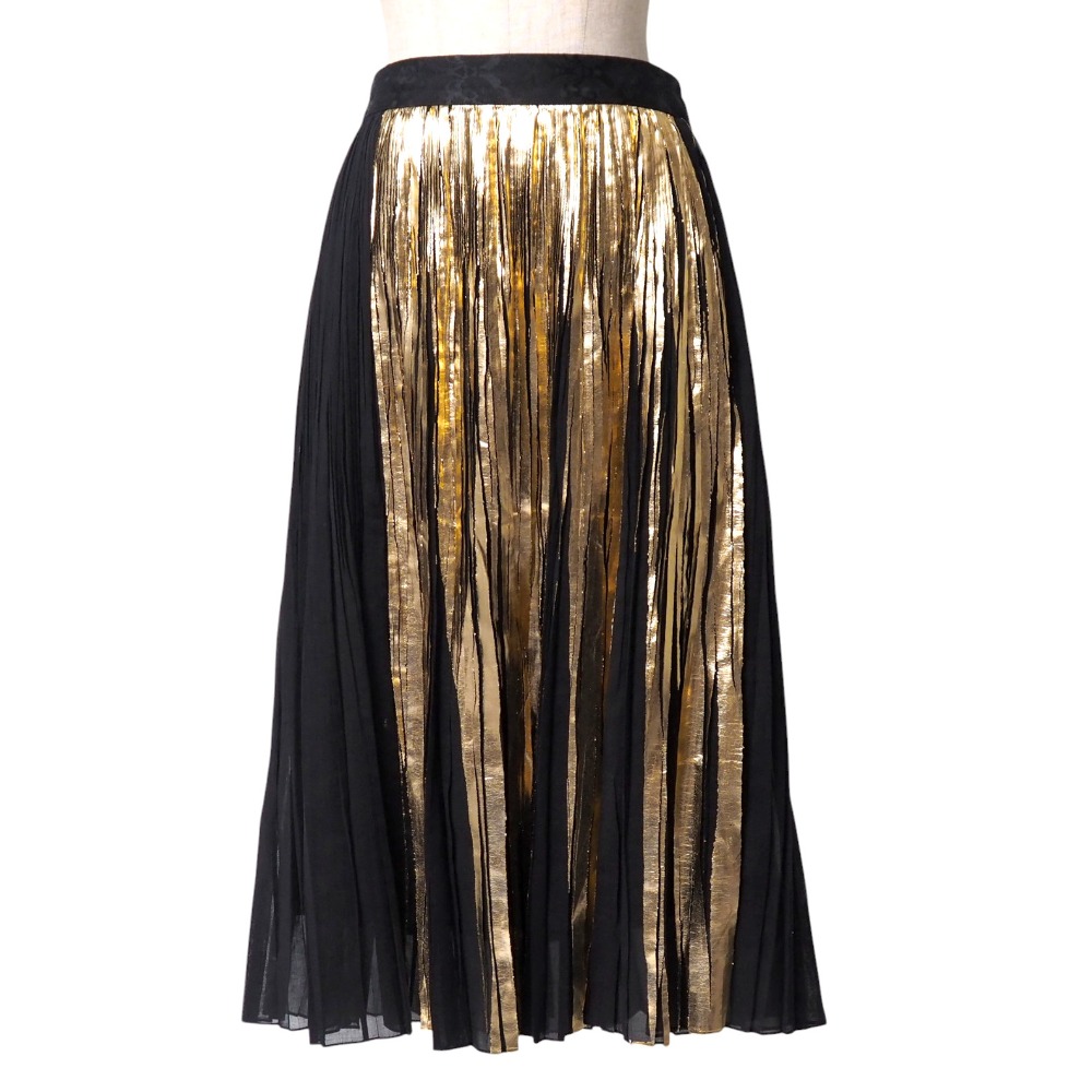 ■美品■Y\u0027s Yohji Yamamoto ワイズ ヨウジヤマモト スコート 大いさ2 サクラ色付け紙 ロングスコート 筋目スコート 箔刷り上げる ブランド名古着【中古】20250909/RA5966 スカート-ボトムス-レディースファッション