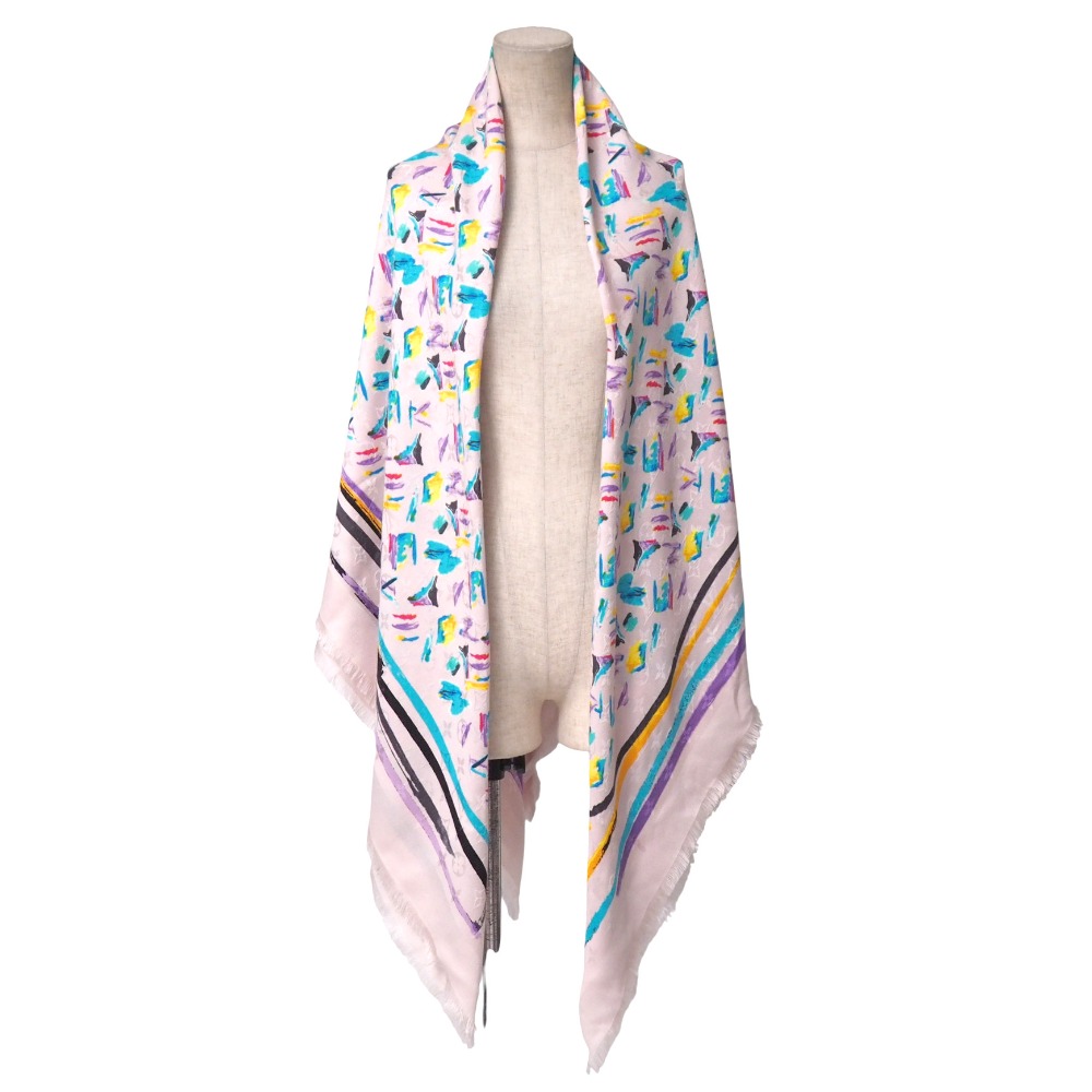 楽天市場】LOUIS VUITTON ルイヴィトン 402336 大判 ストール シルク60