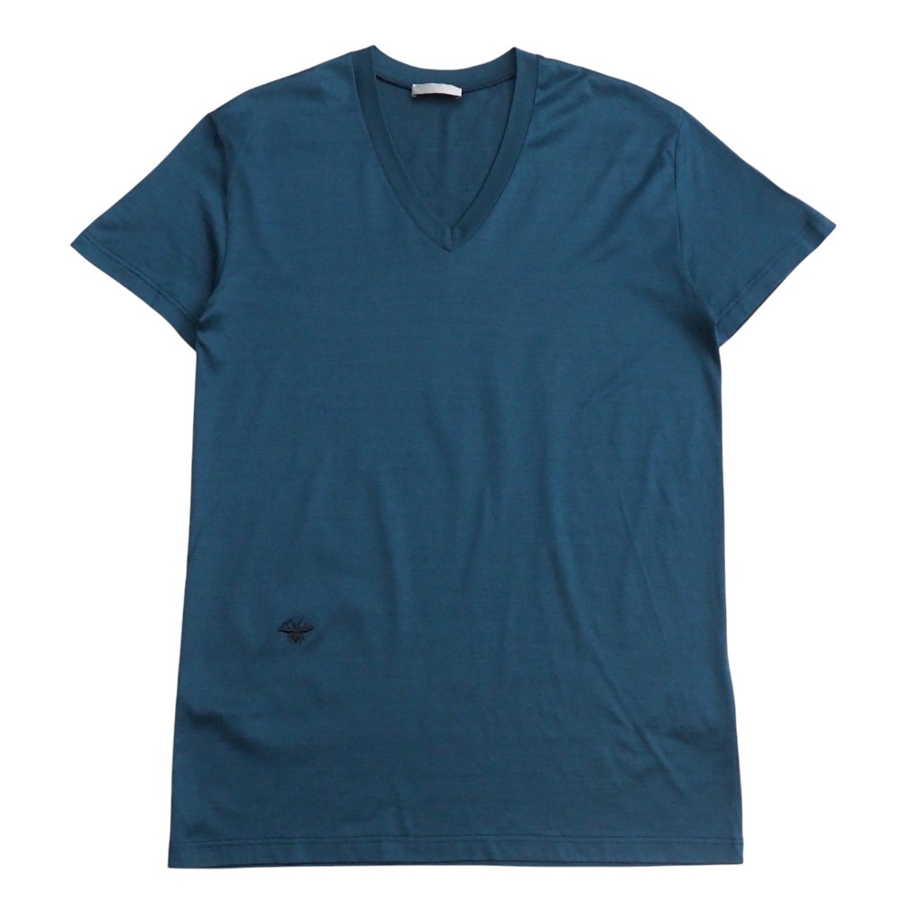 (645)Dior HOMME ディオールオム 半袖 ポロシャツ XS 黒 中古・古着通販】DIOR HOMME (ディオール オム) ポロシャツ