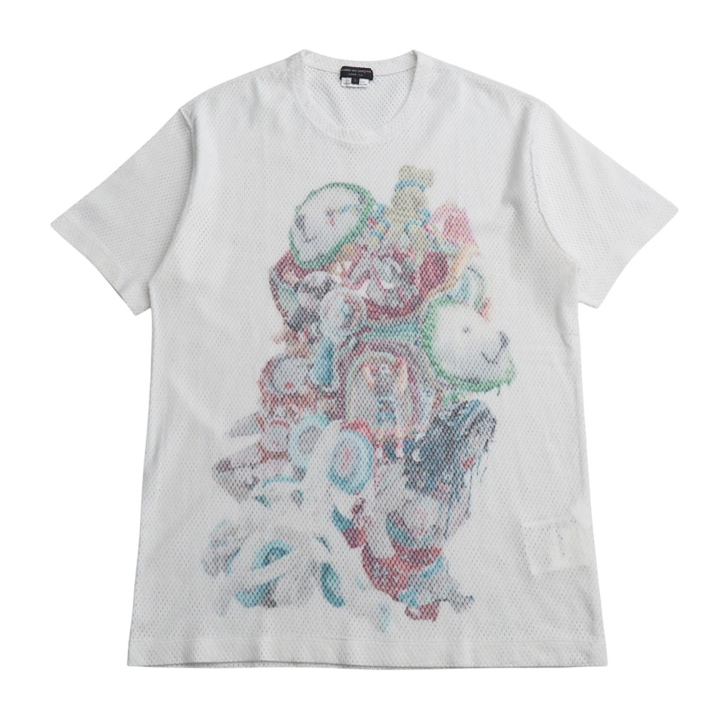 COMME des GARCONS HOMME PLUS コムデギャルソンオムプリュス 半袖Ｔシャツ サイズL AD2017 メッシュ Mona Luison ブランド古着【中古】20251020/RA6201 11,680円