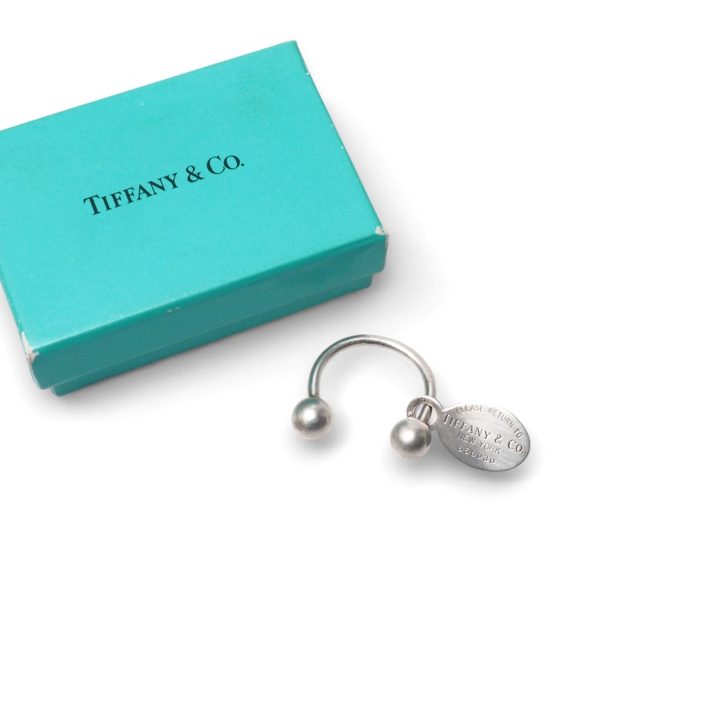 楽天市場】ティファニー TIFFANY&Co. チャーム キーリング テニス