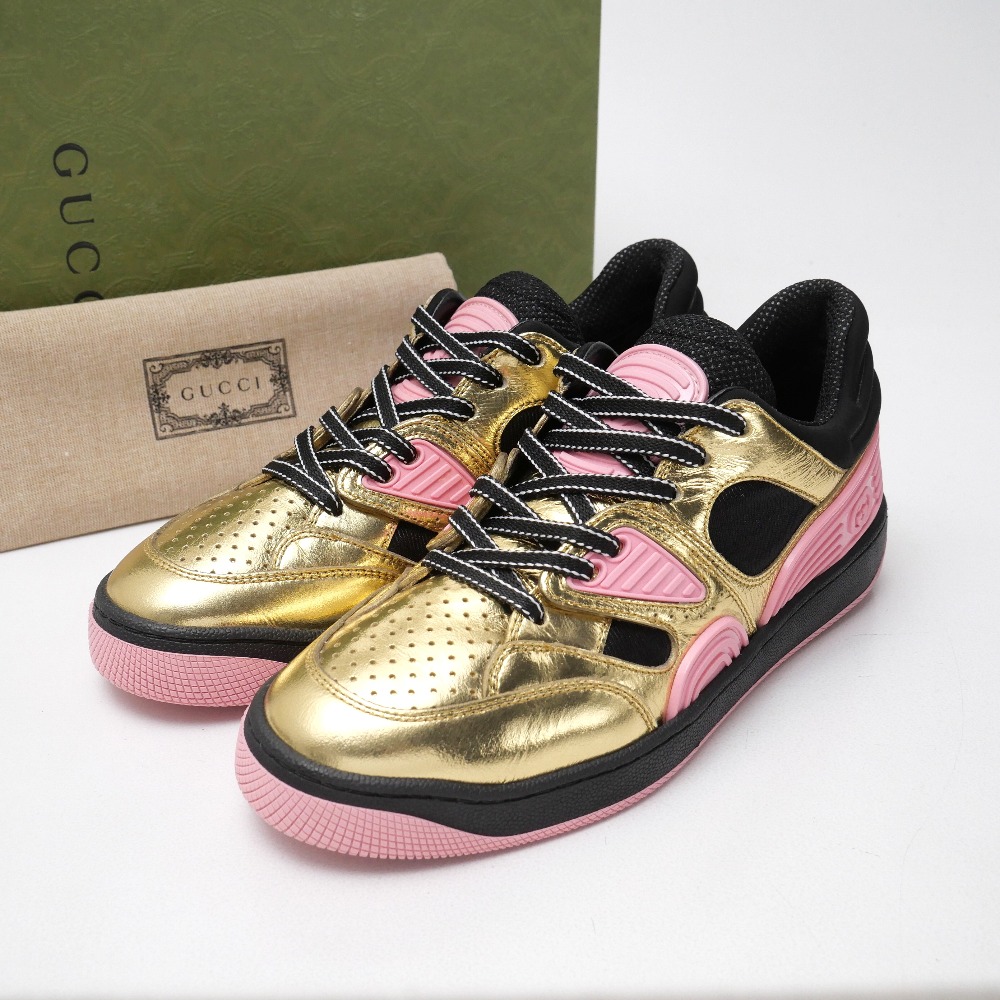 楽天市場】美品 GUCCI グッチ バスケット GG柄 サイズ11 ホワイト