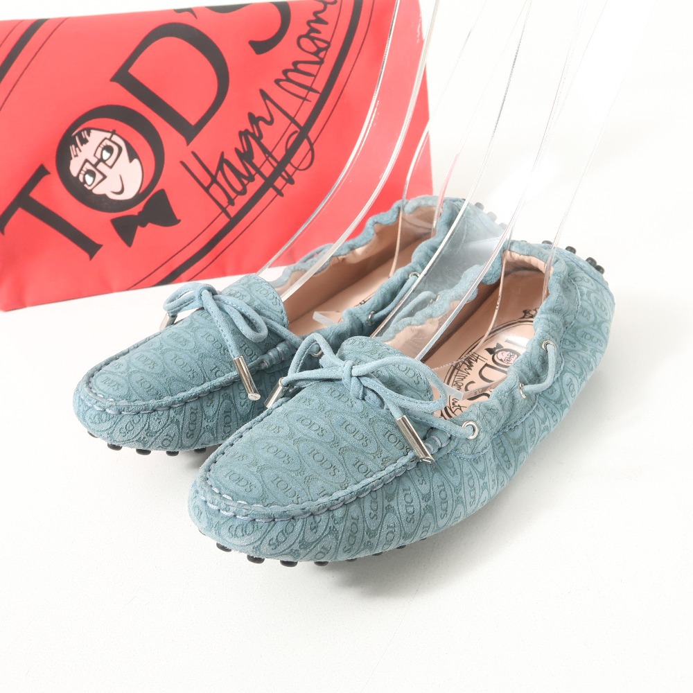 ■美品■TOD'S トッズ Gommino ゴンミーニ モカシン サイズ36 1/2 ALBER ELBAZ ドライビングシューズ スリッポン スエード レザー 靴 ブランド古着【中古】20251201/RA6771