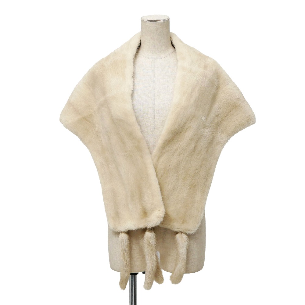 楽天市場】パステルミンク リアルファー マフラー 襟巻き 追掛 顔付き