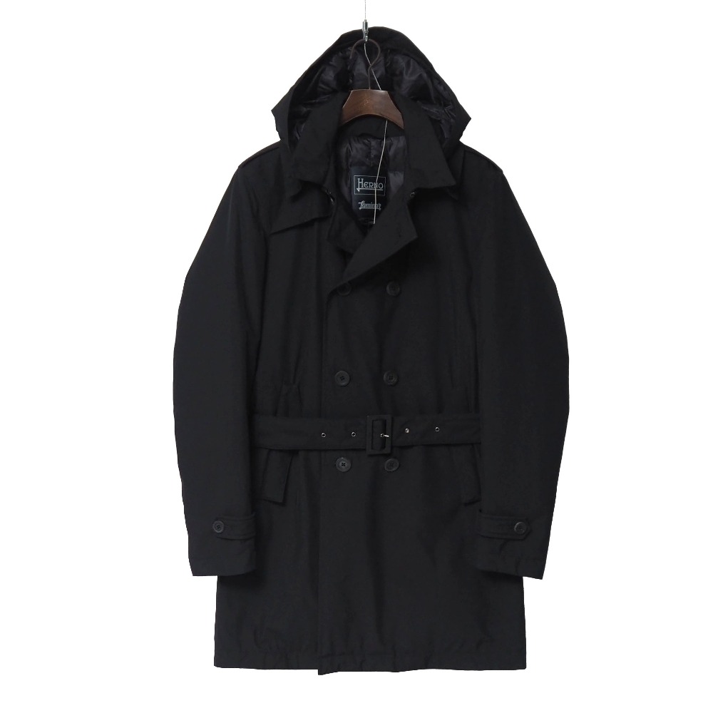 【楽天市場】 美品 Herno ヘルノ コート サイズ46 GORETEXゴアテックス LAMINARラミナー ダウン トレンチ ブランド古着 ...