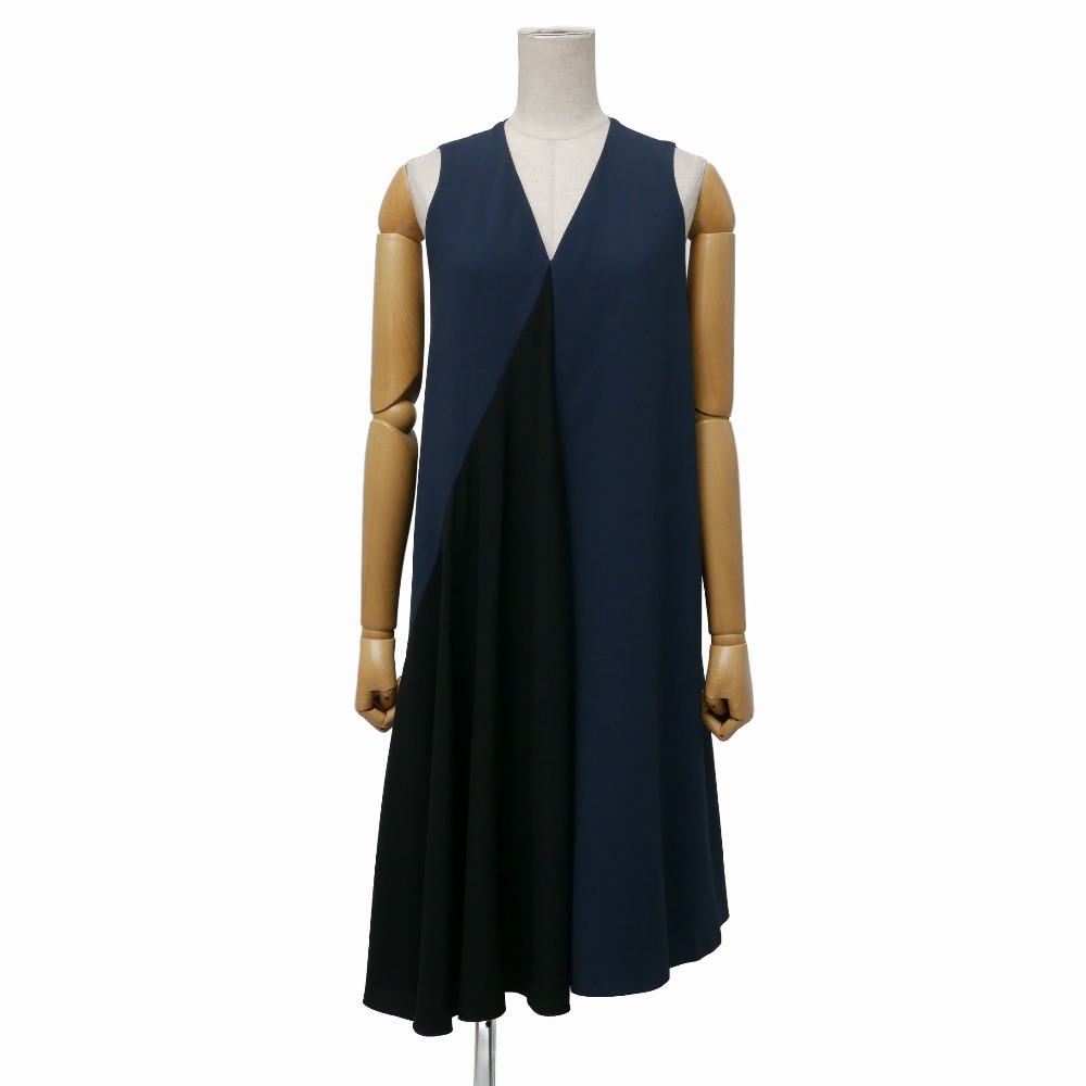 ■美品■SPORTMAX 運動競技マックス 衣装 大きさ38 ノースリーブ うつり変わり 太陽フレア イタリア製 ブランド名古着【中古】20260128/RA7493