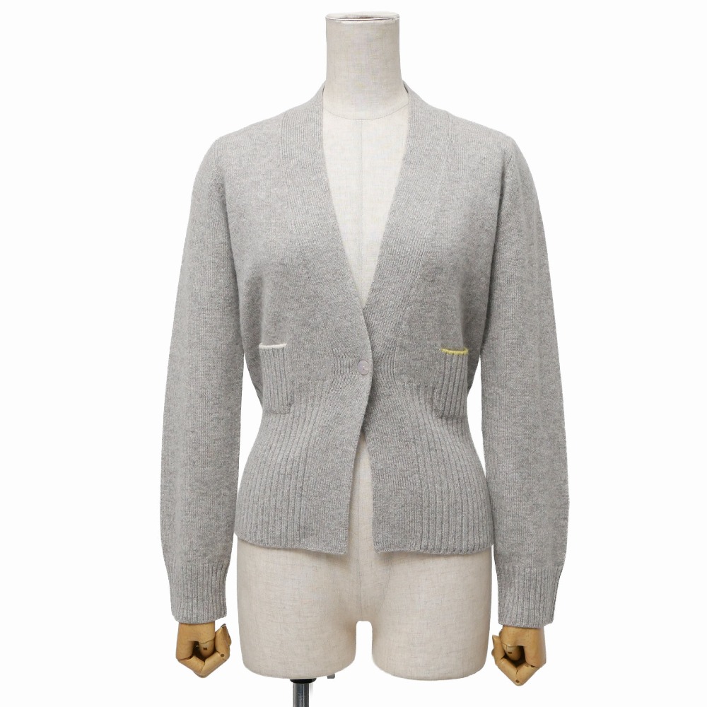 ■美品■CIVIDINI チヴィディーニ ニット サイズ40 総カシミヤ カーディガン ブランド古着【中古】20260128/RA7514