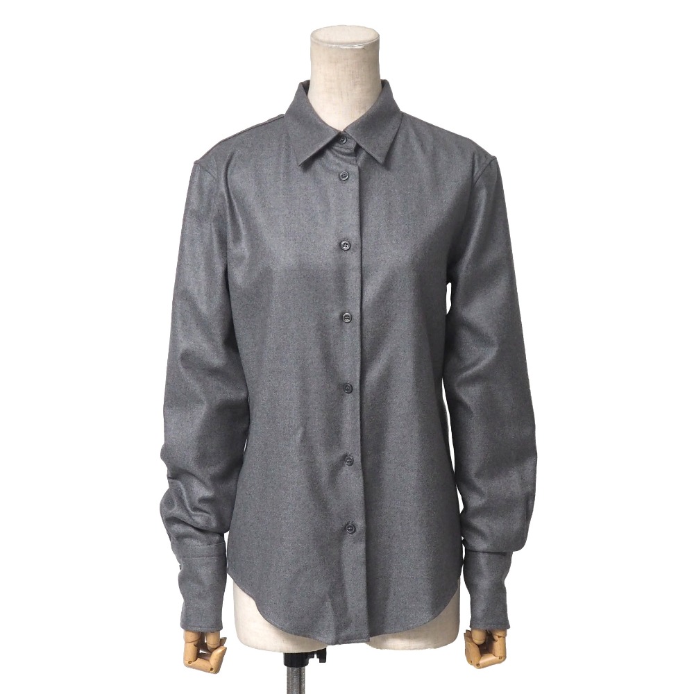 ■美品■TOM FORD トムフォード 長袖シャツ サイズ36 総カシミヤ トップス イタリア製 ブランド古着【中古】20260223/RA7800