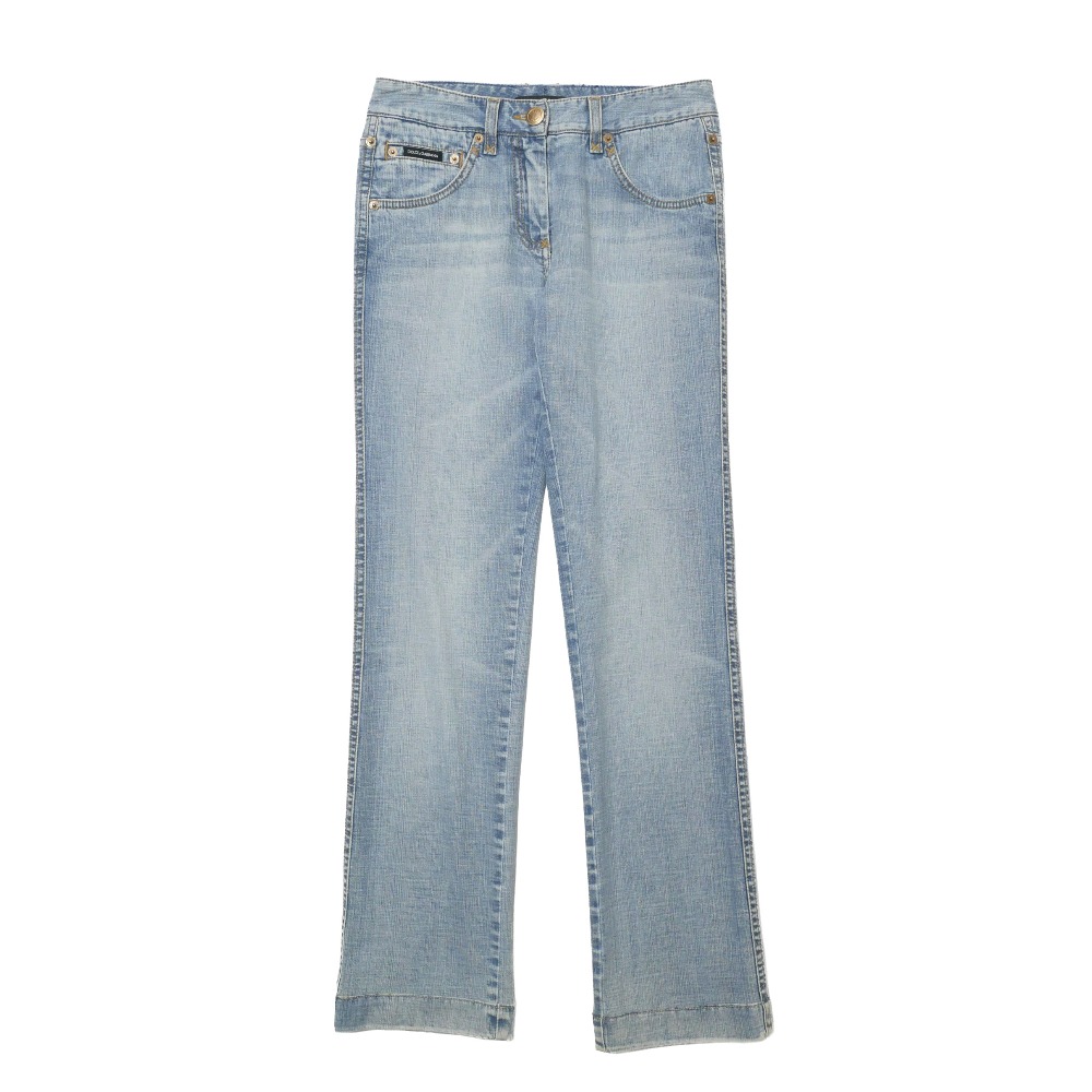 DOLCE&GABBANA ドルチェアンドガッバーナ デニムパンツ サイズ38 エイジング加工 デニム ジーンズ イタリア製 ブランド古着【中古】20260312/RA8287｜トレード店