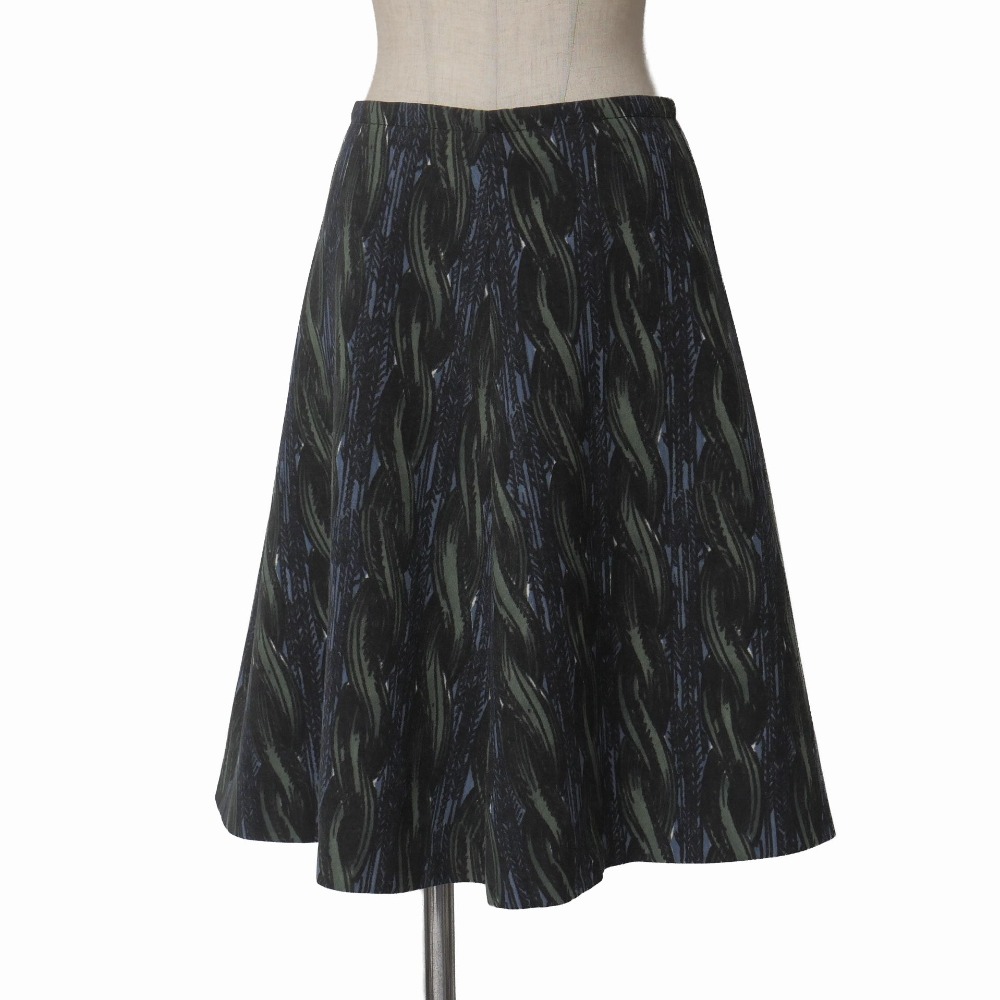 PRADA プラダ スカート サイズ38S フレアースカート イタリア製 ブランド古着【中古】20260317/RA8309