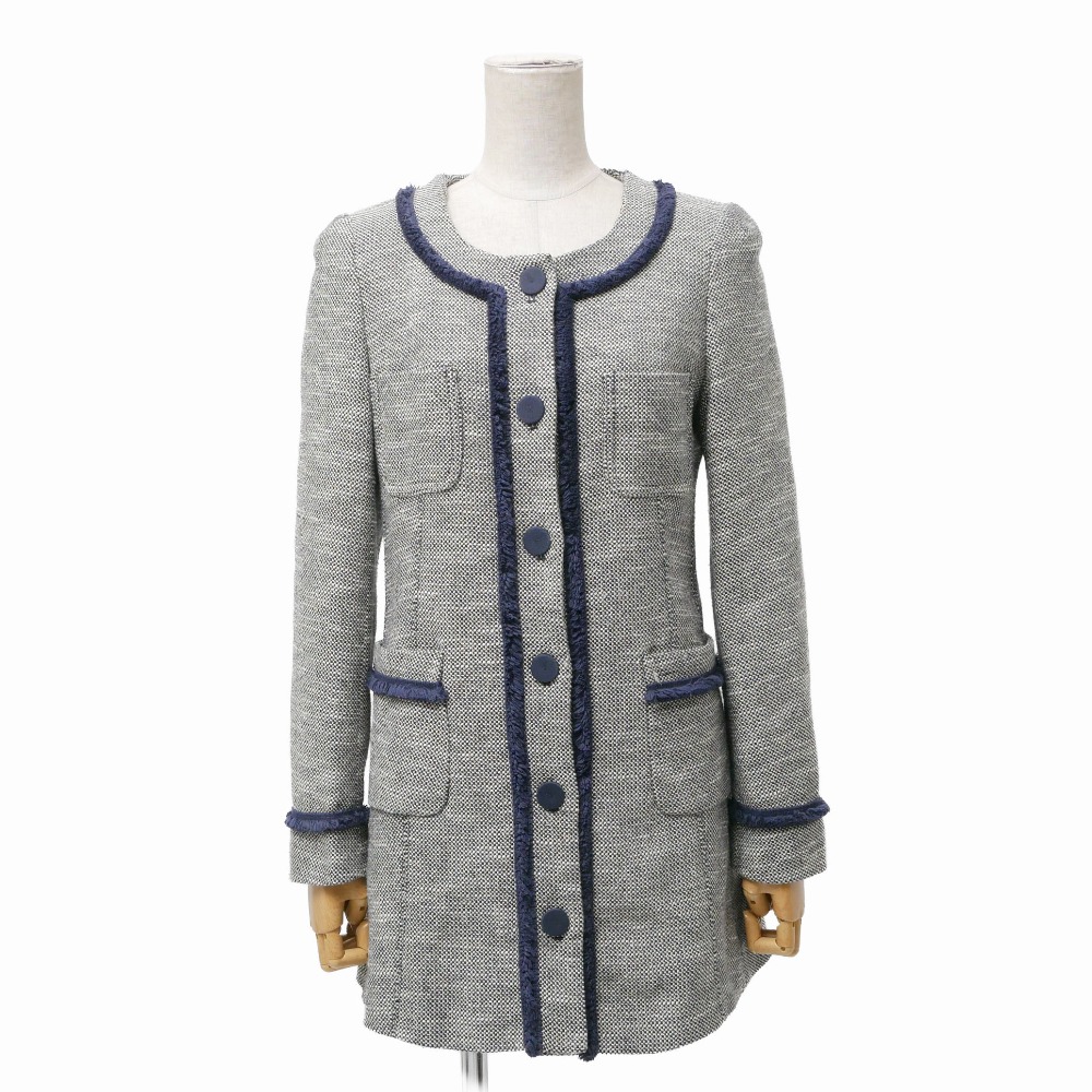 Weekend Max Mara 土日 マックスマーラ 上衣 大きさ38 ロング上衣 否色合い 厚地の外套 ブランド名古着【中古】20260318/RA8470