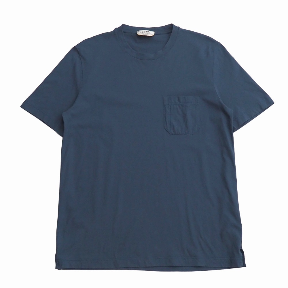 HERMES エルメス 半袖Ｔシャツ 大きさM 衣嚢プルオーバー *11-5754 イタリア製 ブランド名古着【中古】20260319/RA8608