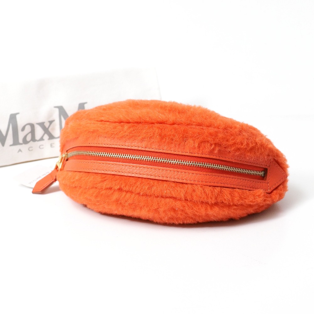 ■未当て嵌める品■MAX MARA マックスマーラ クラッチペダル御徒面子 CAMELUXE テディベア イタリア製 20260325/RA8724
