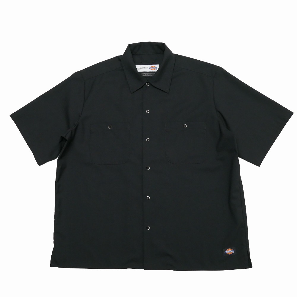 ■美品■SOPHNET. × Dickies ソフネット × ディッキーズ SOLOTEX TROPICAL WOOL BIG WORK SHIRT 半袖プルオーバー 大きさS 細工物プルオーバー ブランド名古着【中古】20260330/RA8586