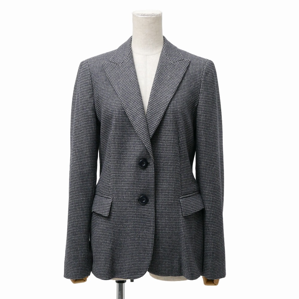 ■美品■Max Mara Studio マックスマーラ ストゥディオ テーラードジャケット サイズ42 ブレザー シングルジャケット 2B ブランド古着【中古】20260403/RA8735｜トレード店 13,000円
