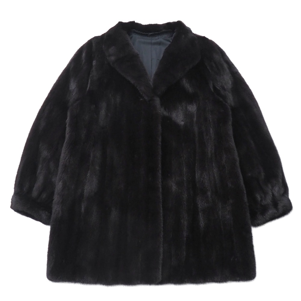 ■美品■THE AMERICAN FUR AWARDS アメリカンファーアワード コート サイズ11 ミンク ファー ハーフコート 毛皮 ブランド古着【中古】20260409/RA8745