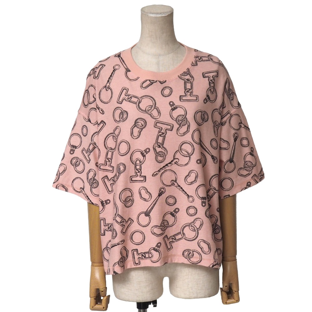 HERMES エルメス 半袖Tシャツ サイズ36 クルーネック ボックスシルエット ブランド古着【中古】20260430/RA9248|トレード店