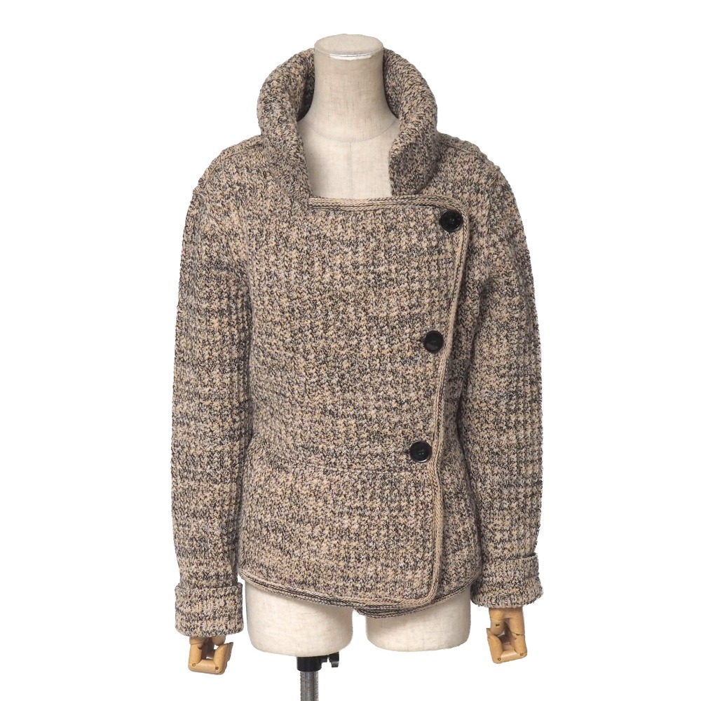 ■美品■Sonia Rykiel ソニアリキエル 上衣 大きさ42 編み物 カシミール混 ペプラム上衣 ブランド名古着【中古】20260501/RA9210