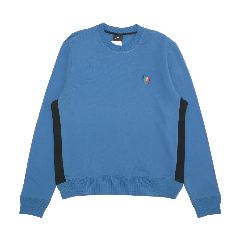 ■未当て嵌める品■Paul Smith 極点・スミス 汗水 大きさM ゼブラ刺しゅう 調教師 クルーネックスウェットシャツ 20260516/RA9374