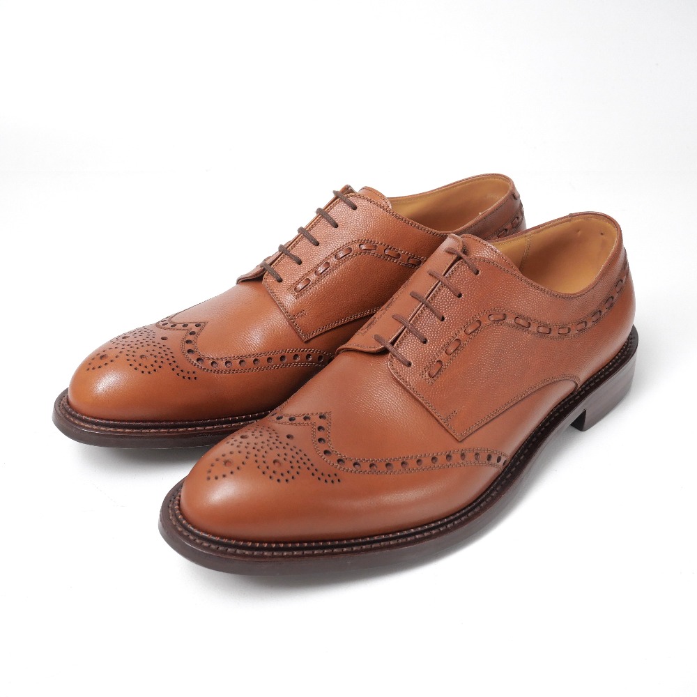■美品■J.M WESTON ジェイエムウエストン 331 ドレスシューズ サイズ8 D ラストP1 フルブローグ ダービーシューズ ブランド古着【中古】20260603/RA9561|トレード店
